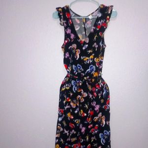 Black jumpsuit with Butterflys